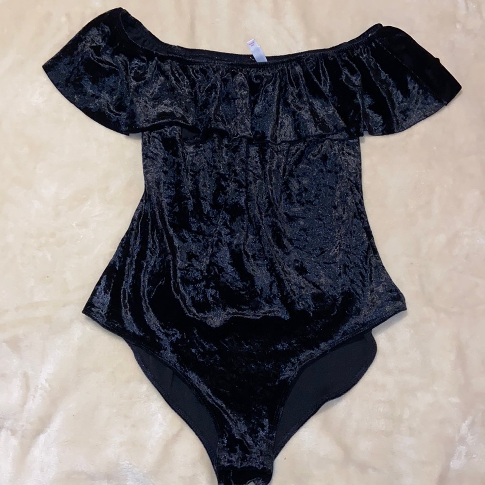 Velvet bodysuit